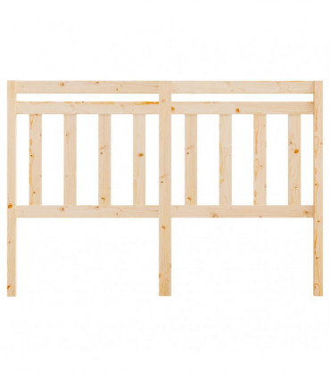 Bed Headboard 140x4x100 cm Solid Wood Pine