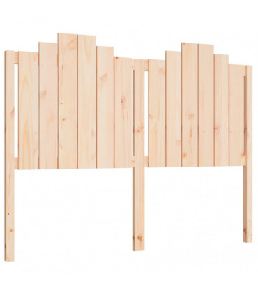 Bed Headboard 146x4x110 cm Solid Wood Pine