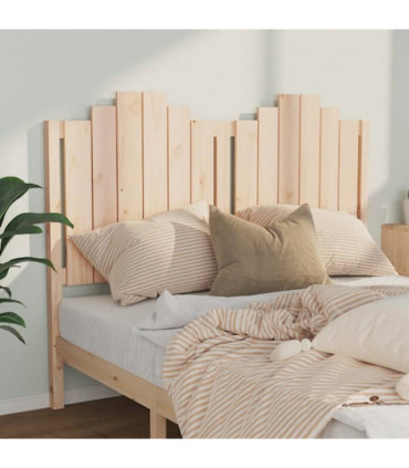 Bed Headboard 146x4x110 cm Solid Wood Pine