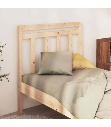 vidaXL Bed Headboard 81x4x100 cm Solid Wood Pine