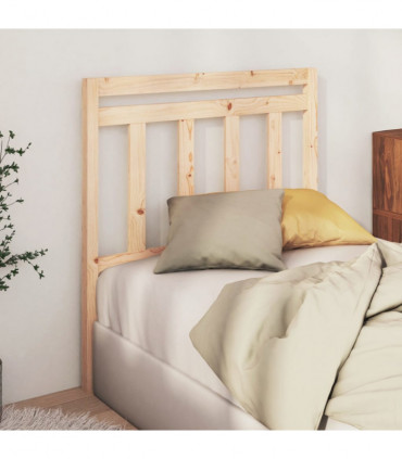 vidaXL Bed Headboard 81x4x100 cm Solid Wood Pine