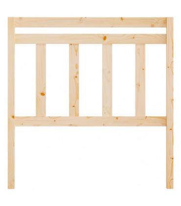 vidaXL Bed Headboard 81x4x100 cm Solid Wood Pine