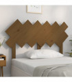 Bed Headboard Honey Brown 122.5x3x80.5 cm Solid Wood Pine