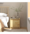 Bedside Cabinet 40x30.5x40 cm Solid Pinewood