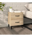 Bedside Cabinet Sonoma Oak 40x35x47.5 cm