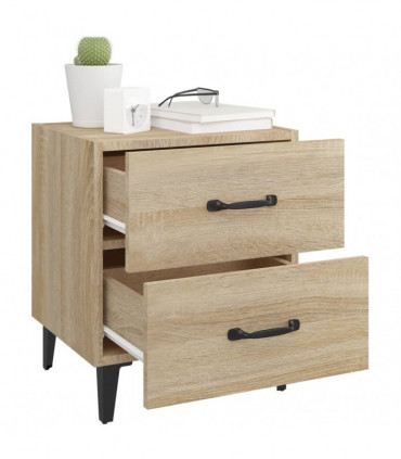 Bedside Cabinet Sonoma Oak 40x35x47.5 cm