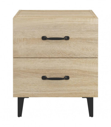 Bedside Cabinet Sonoma Oak 40x35x47.5 cm