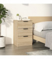 Bedside Cabinet Sonoma Oak 40x36x65 cm