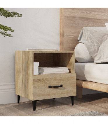 Bedside Cabinet Sonoma Oak Engineered Wood