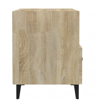 Bedside Cabinet Sonoma Oak Engineered Wood