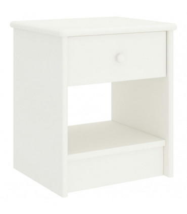 Bedside Cabinet White 35x30x40 cm Solid Pinewood