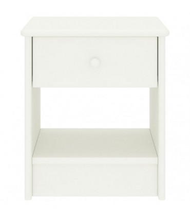 Bedside Cabinet White 35x30x40 cm Solid Pinewood