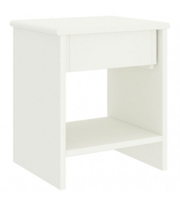 Bedside Cabinet White 35x30x40 cm Solid Pinewood