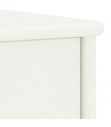 Bedside Cabinet White 35x30x40 cm Solid Pinewood