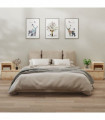 Bedside Cabinets 2 pcs 60x34x51 cm Solid Wood Pine