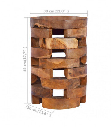 Beside Cabinet 30x30x45 cm Solid Teak Wood