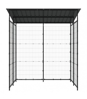 Bicycle Shed 190x190x222 cm Steel Black