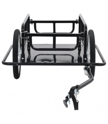 Bike Cargo Trailer 130x73x48.5 cm Steel Black