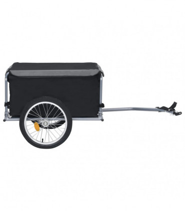 Bike Cargo Trailer Black and Grey 65 kg