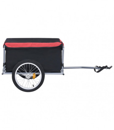 Bike Cargo Trailer Black and Red 65 kg
