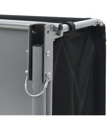 Bike Cargo Trailer Black and Yellow 65 kg