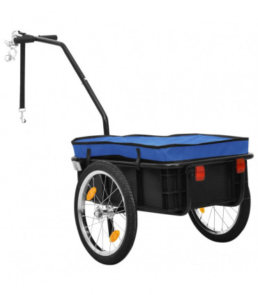 Bike Cargo Trailer/Hand Wagon 155x60x83 cm Steel Blue