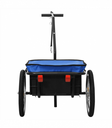 Bike Cargo Trailer/Hand Wagon 155x60x83 cm Steel Blue