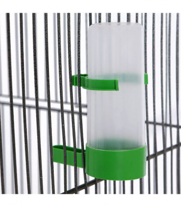 Bird Cage Black 54x54x146 cm Steel