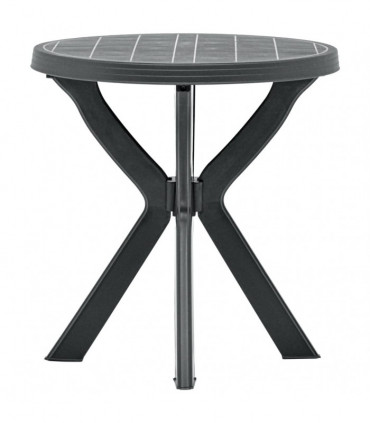 Bistro Table Anthracite Ø70 cm Plastic