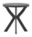 Bistro Table Anthracite Ø70 cm Plastic