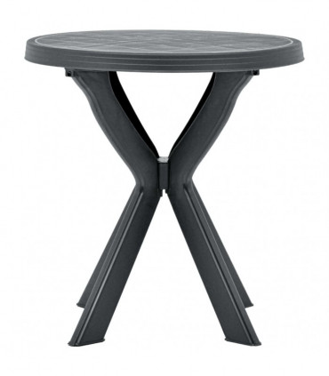 Bistro Table Anthracite Ø70 cm Plastic