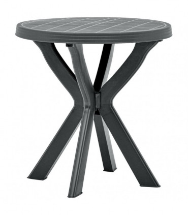 Bistro Table Anthracite Ø70 cm Plastic