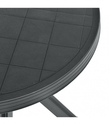 Bistro Table Anthracite Ø70 cm Plastic