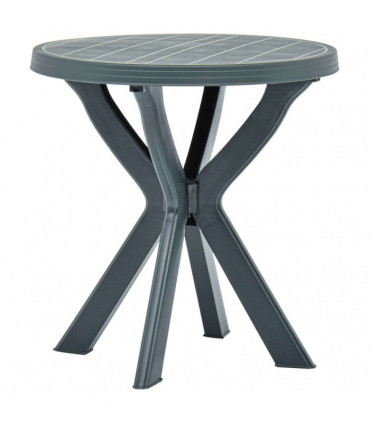 Bistro Table Green Ø70 cm Plastic