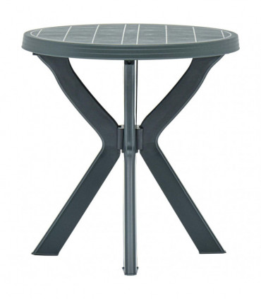 Bistro Table Green Ø70 cm Plastic