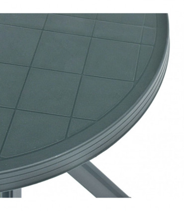 Bistro Table Green Ø70 cm Plastic
