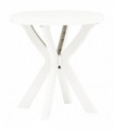 Bistro Table White Ø70 cm Plastic