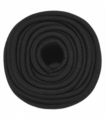 Boat Rope Full Black 12 mm 100 m Polypropylene