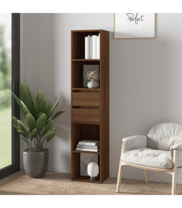 Book Cabinet Brown Oak 36x30x171 cm Engineered Wood