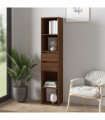 Book Cabinet Brown Oak 36x30x171 cm Engineered Wood