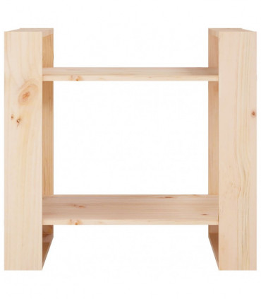 Book Cabinet/Room Divider 60x35x57 cm Solid Wood Pine