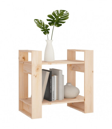 Book Cabinet/Room Divider 60x35x57 cm Solid Wood Pine