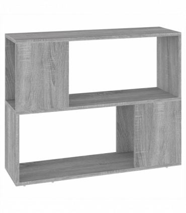 Book Cabinet/Room Divider Grey Sonoma 80x24x63 cm