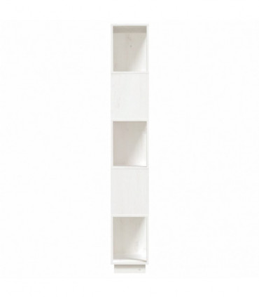 Book Cabinet/Room Divider White 80x25x163.5 cm Solid Wood Pine