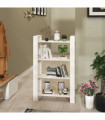 Book Cabinet/Room Divider White 80x35x125 cm Solid Wood Pine