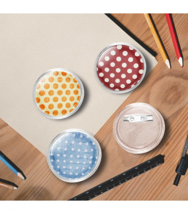 Button Badges Kit with Pins 100 Sets Acrylic 37 mm