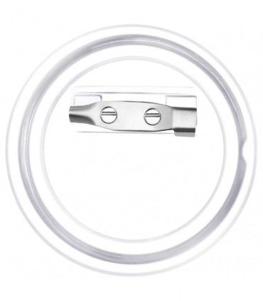 Button Badges Kit with Pins 100 Sets Acrylic 37 mm