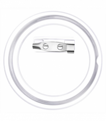 Button Badges Kit with Pins 100 Sets Acrylic 58 mm