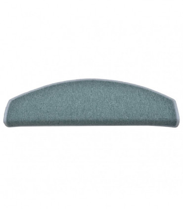 Carpet Stair Treads 15 pcs Blue 65x24x4 cm