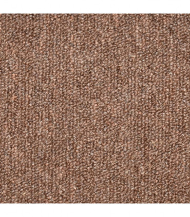 Carpet Stair Treads 15 pcs Brown 56x17x3 cm